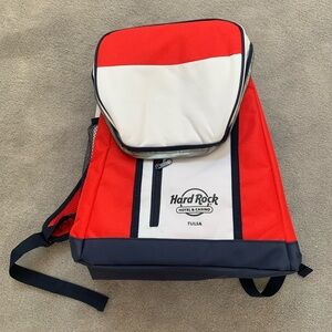 Hard Rock Tulsa backpack cooler